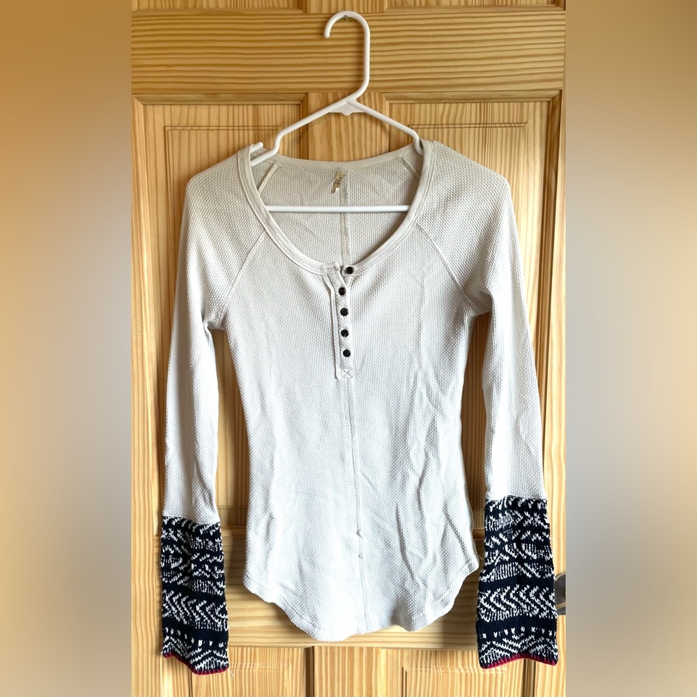 SOLD Free People Ski Lodge Thermal Long Sleeve | Women’s Size S